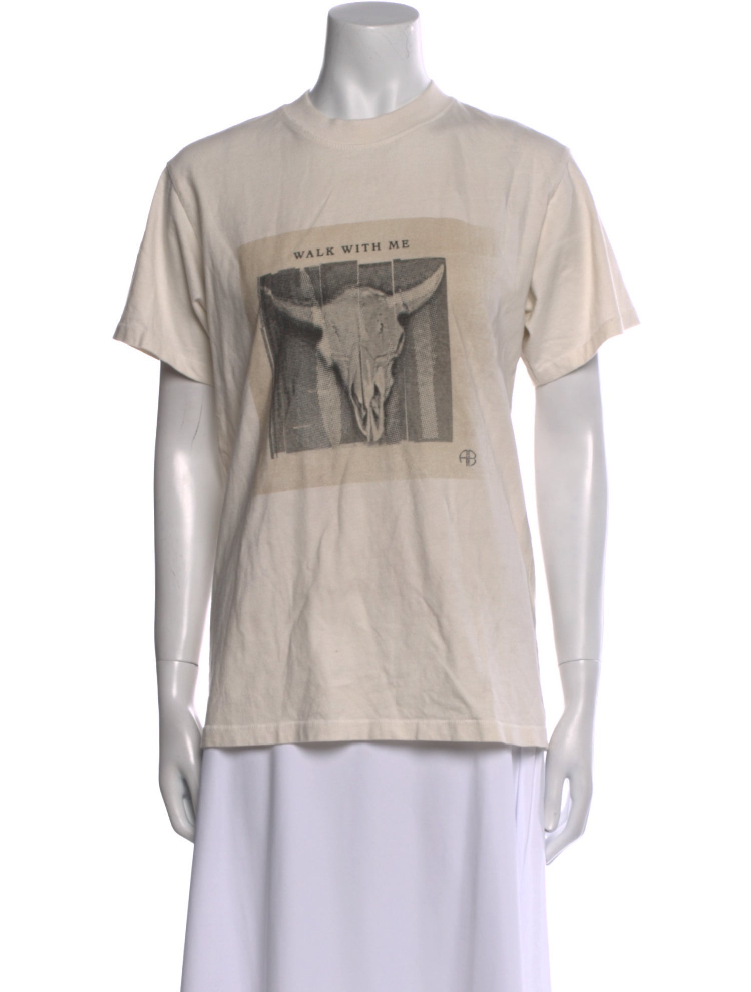 Anine Bing Graphic Print Crew Neck T-Shirt