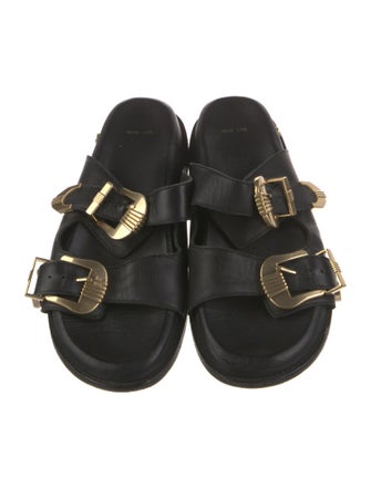 Anine Bing Leather Slides