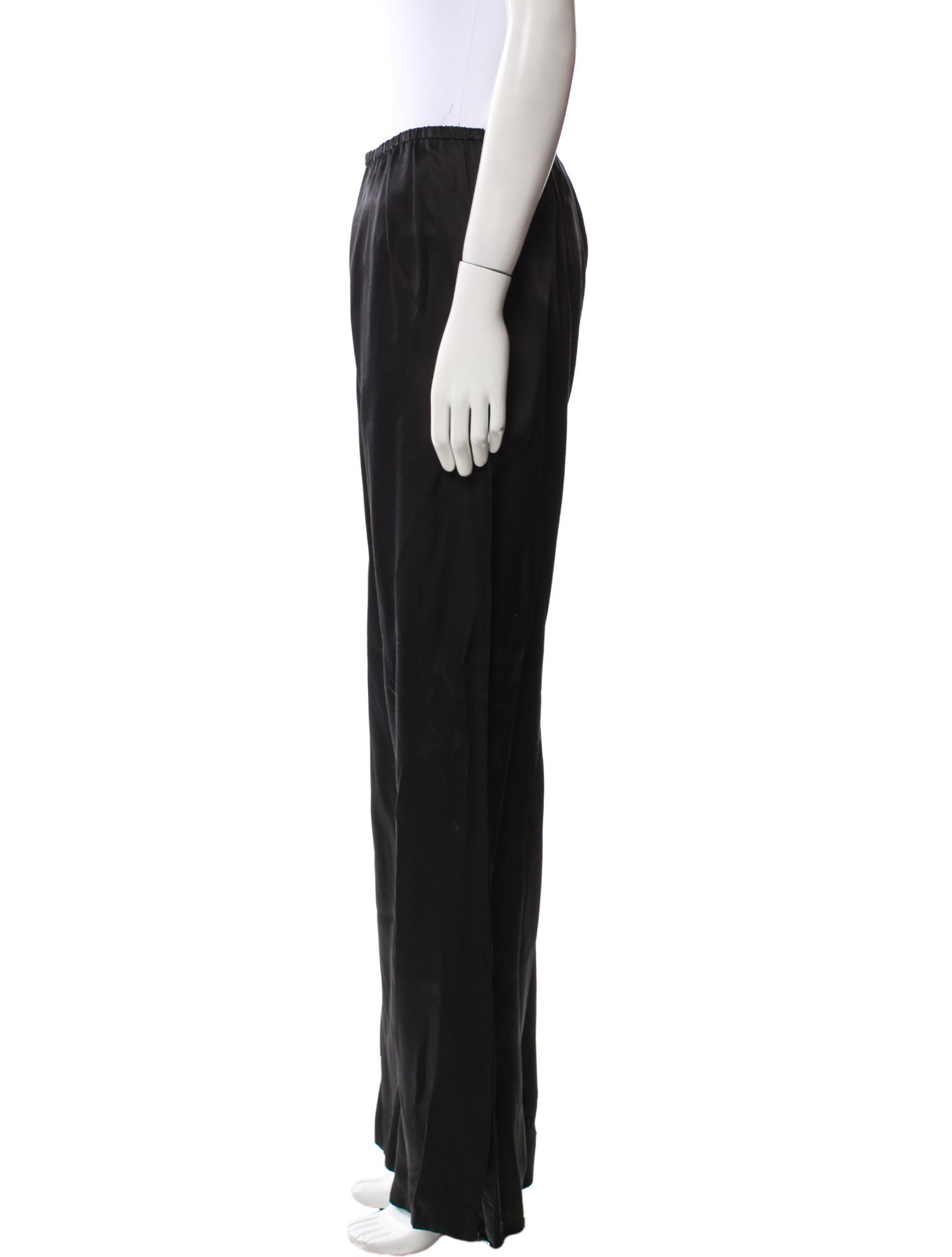 Anine Bing Silk Wide Leg Pants