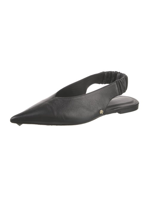 Anine Bing Leather Slingback Flats