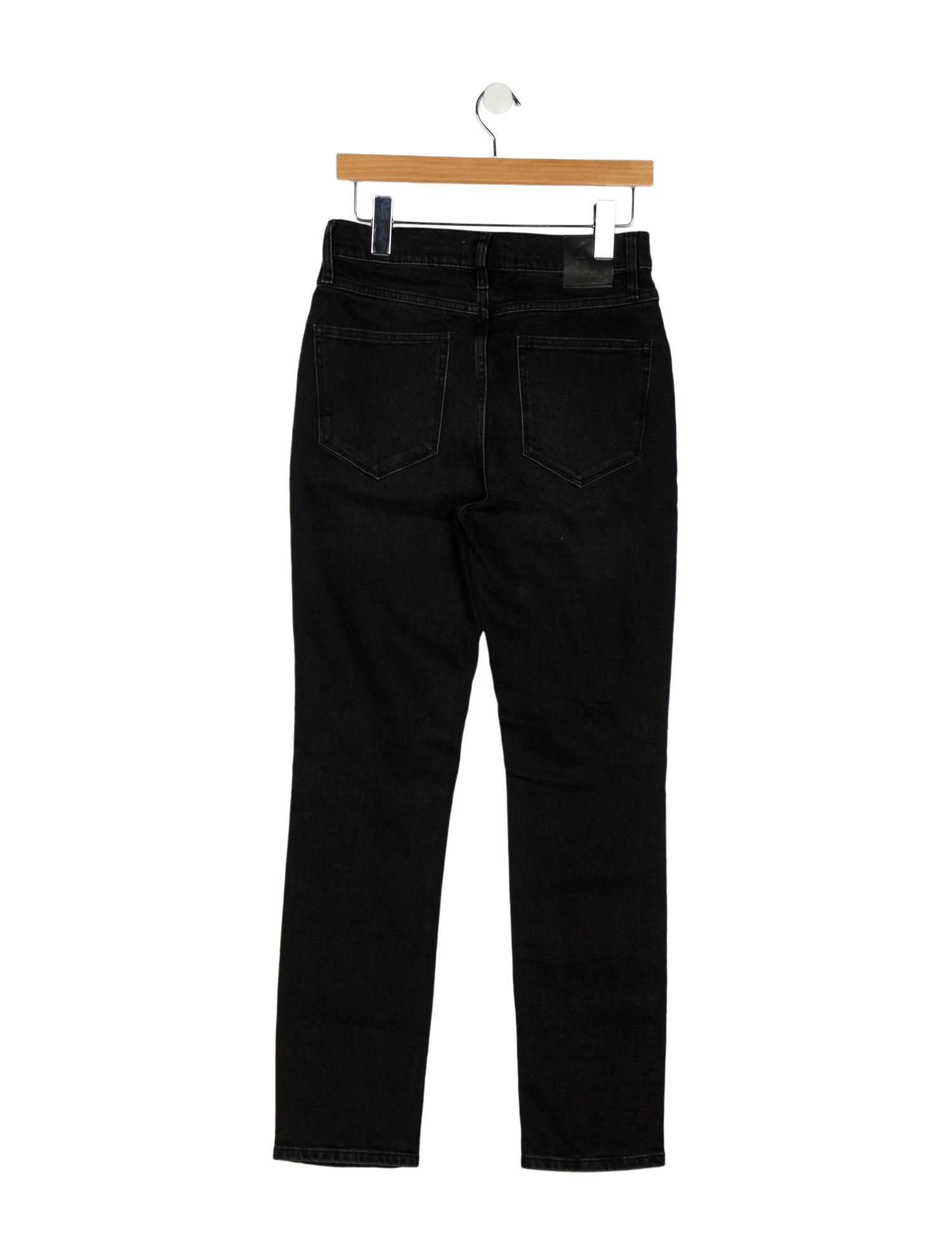 Anine Bing Mid-Rise Straight Leg Jeans