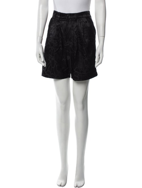 Anine Bing Silk Mini Shorts