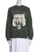 Anine Bing Graphic Print Crew Neck Sweatshirt