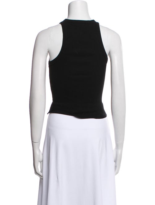 Anine Bing Crew Neck Sleeveless Crop Top