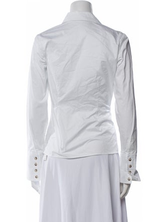 Anine Bing Long Sleeve Button-Up Top