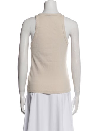 Anine Bing Crew Neck Sleeveless Top
