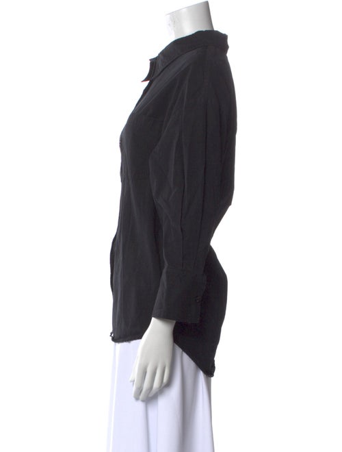 Anine Bing Long Sleeve Button-Up Top