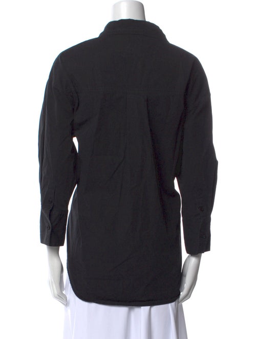 Anine Bing Long Sleeve Button-Up Top