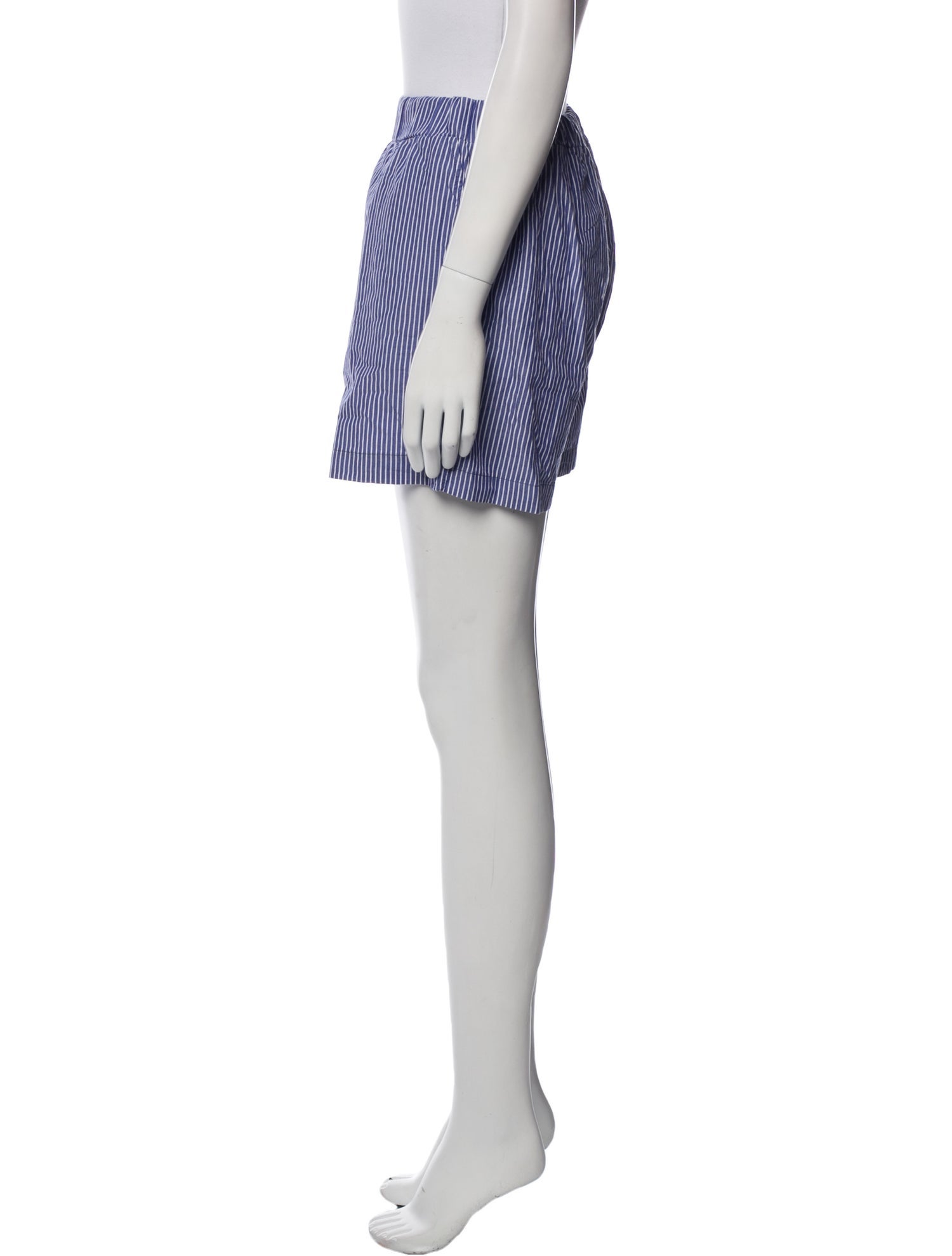 Anine Bing Striped Mini Shorts