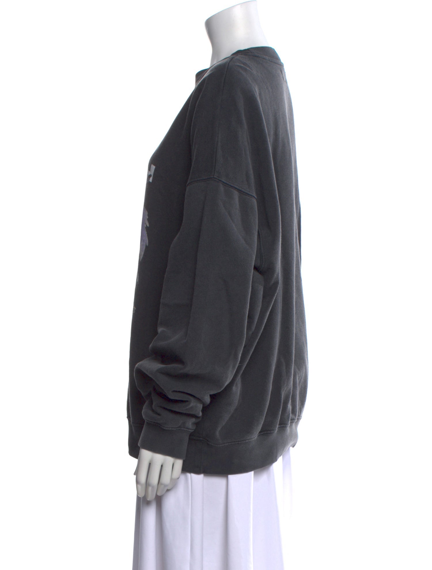 Anine Bing Graphic Print Crew Neck Sweatshirt