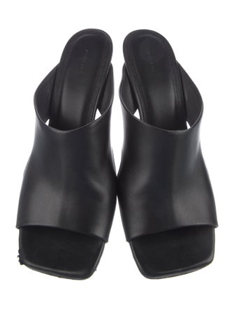 Anine Bing Leather Cutout Accent Slides