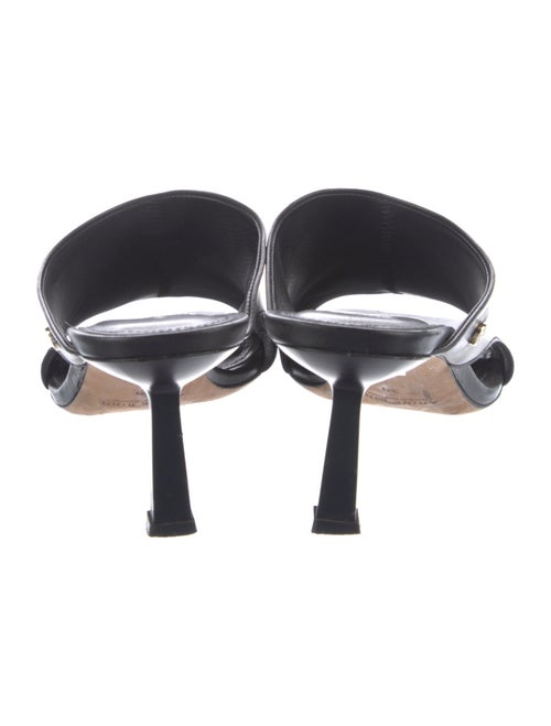 Anine Bing Leather Cutout Accent Slides