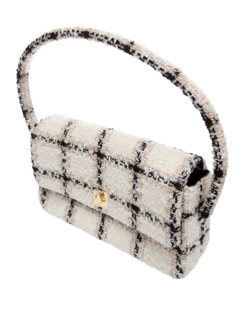 Anine Bing Tweed Top Handle Bag