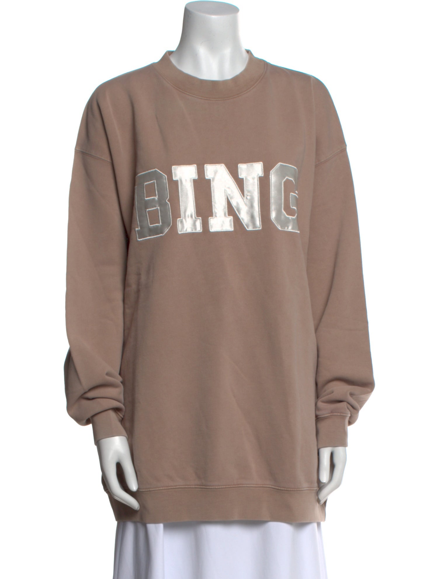 Anine Bing Graphic Print Crew Neck Sweatshirt