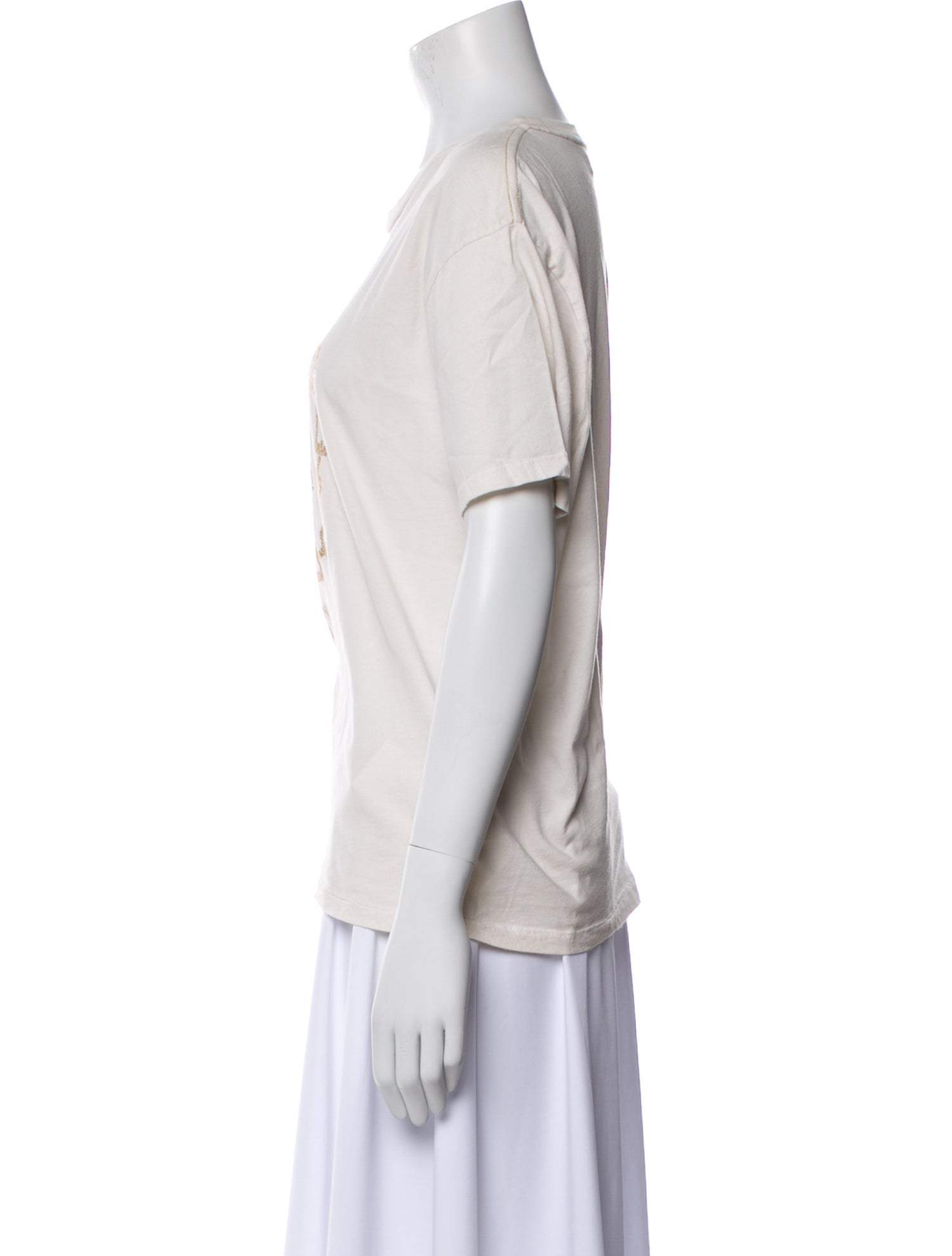 Anine Bing Graphic Print Crew Neck T-Shirt