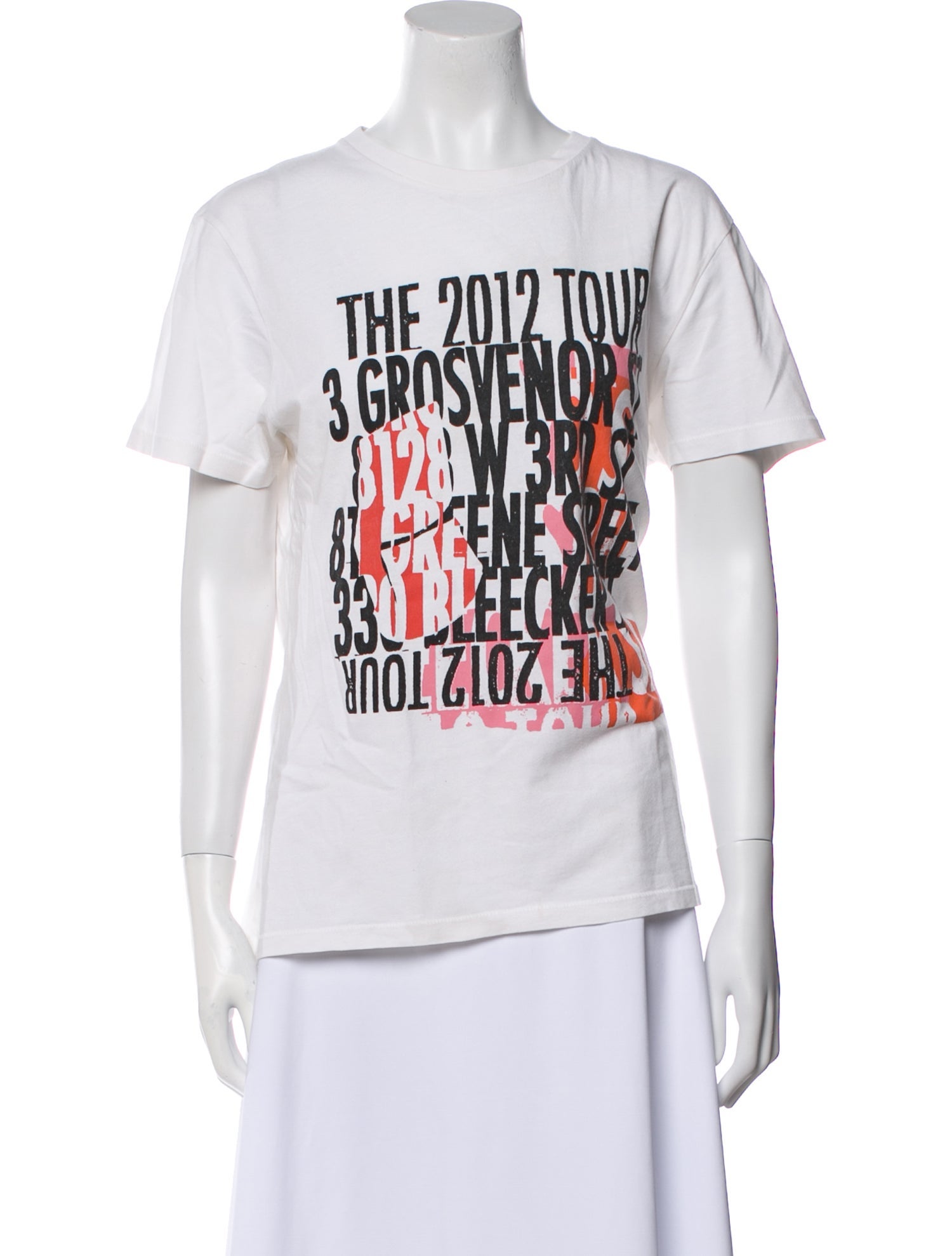 Anine Bing Graphic Print Crew Neck T-Shirt