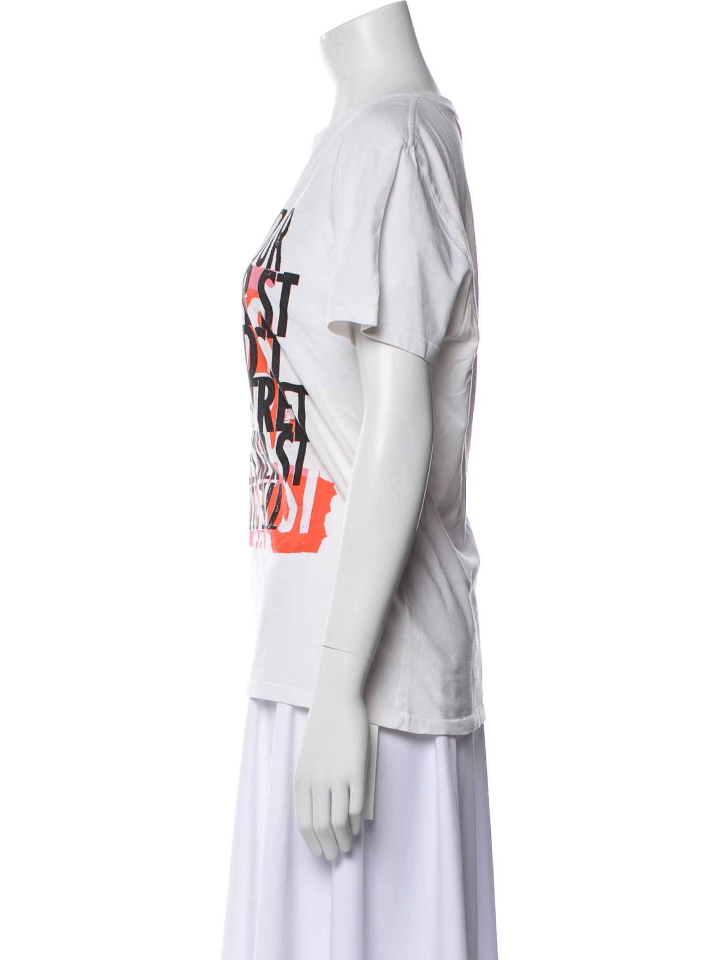 Anine Bing Graphic Print Crew Neck T-Shirt