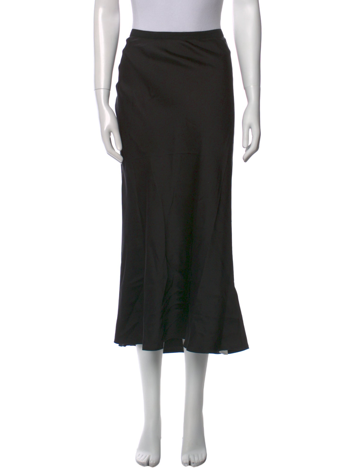 Anine Bing Silk Midi Length Skirt