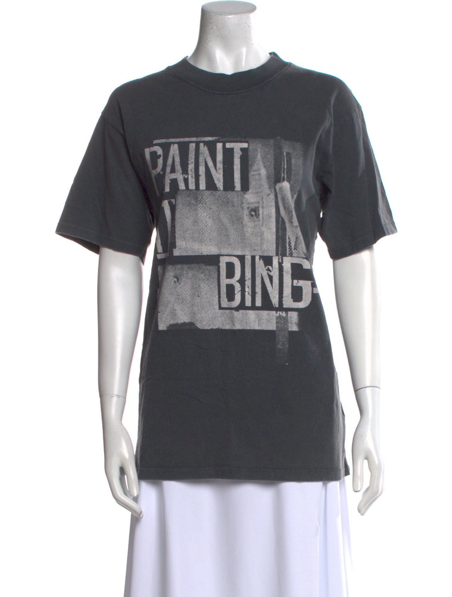 Anine Bing Graphic Print Crew Neck T-Shirt