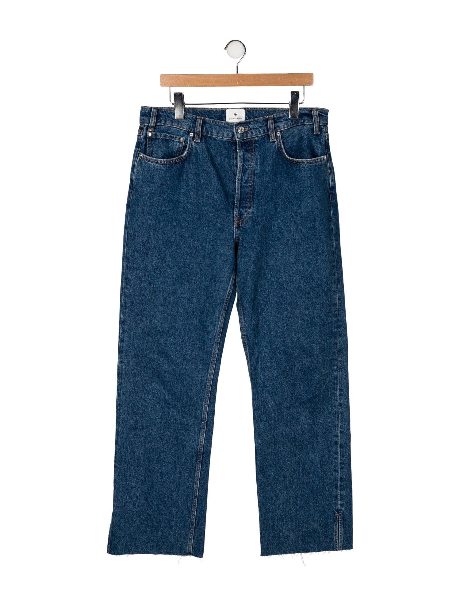 Anine Bing High-Rise Wide Leg Jeans