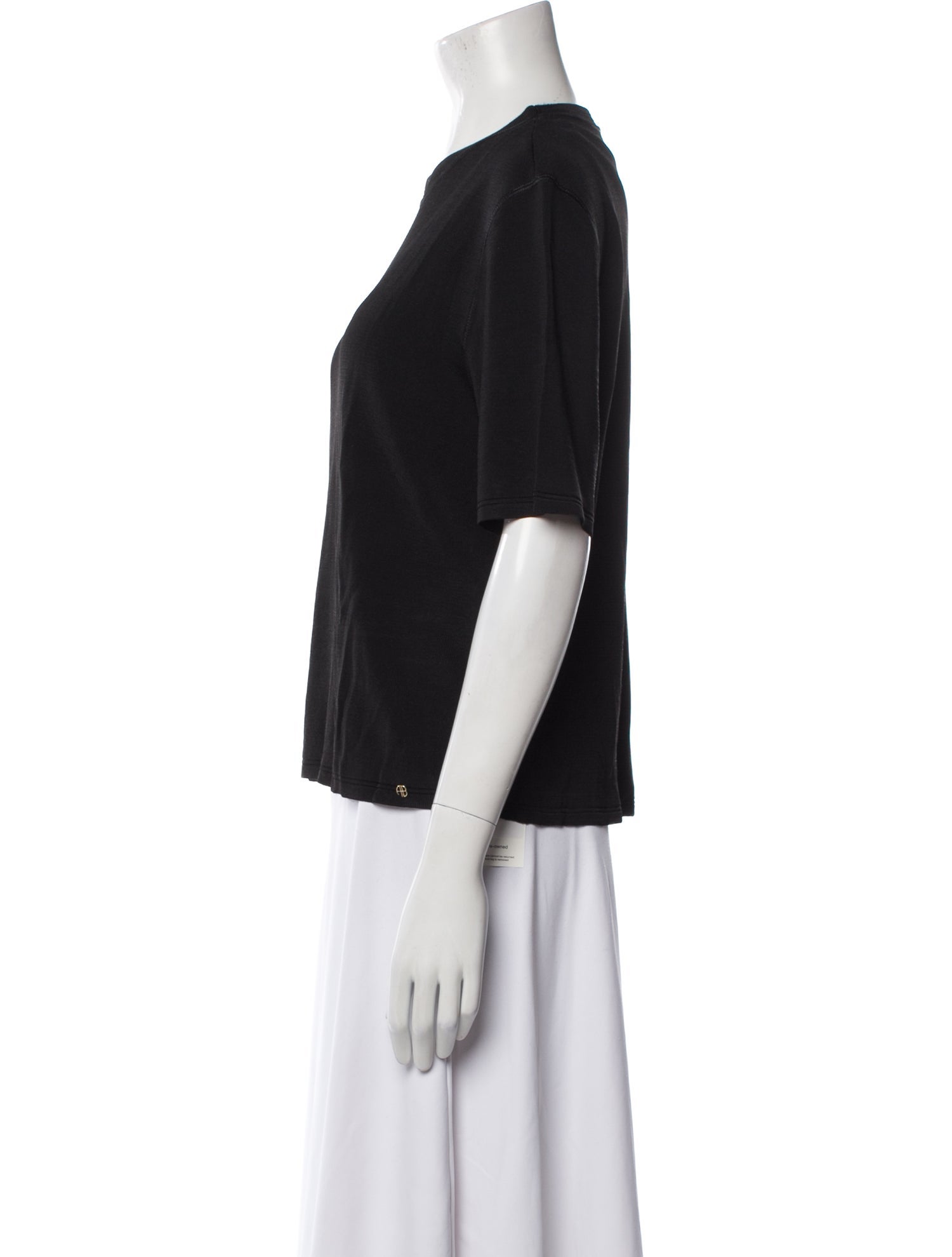 Anine Bing Crew Neck Short Sleeve T-Shirt