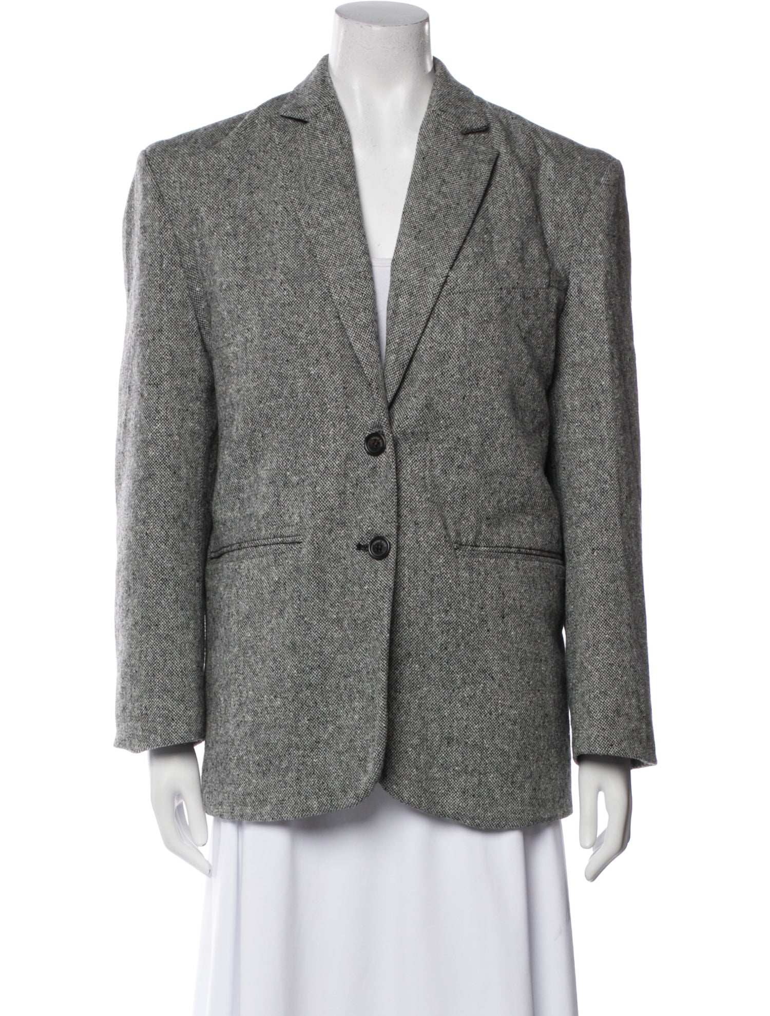 Anine Bing Wool Printed Blazer