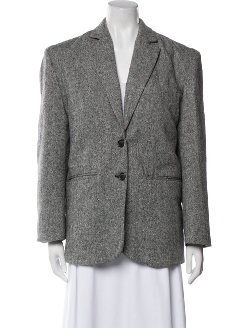 Anine Bing Wool Printed Blazer