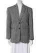 Anine Bing Wool Printed Blazer