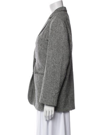 Anine Bing Wool Printed Blazer