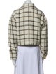 Anine Bing Plaid Print Jacket