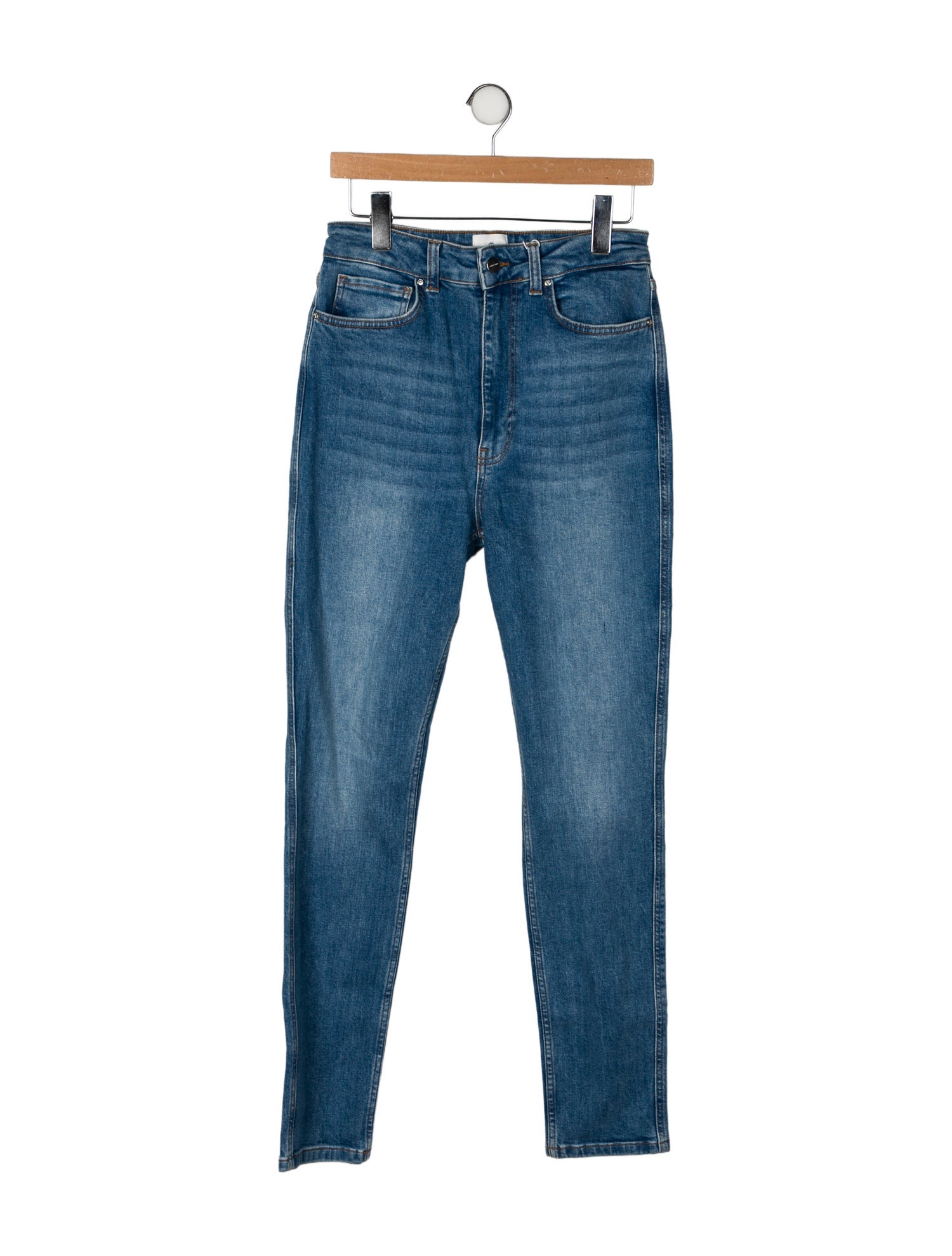 Anine Bing High-Rise Straight Leg Jeans w/ Tags