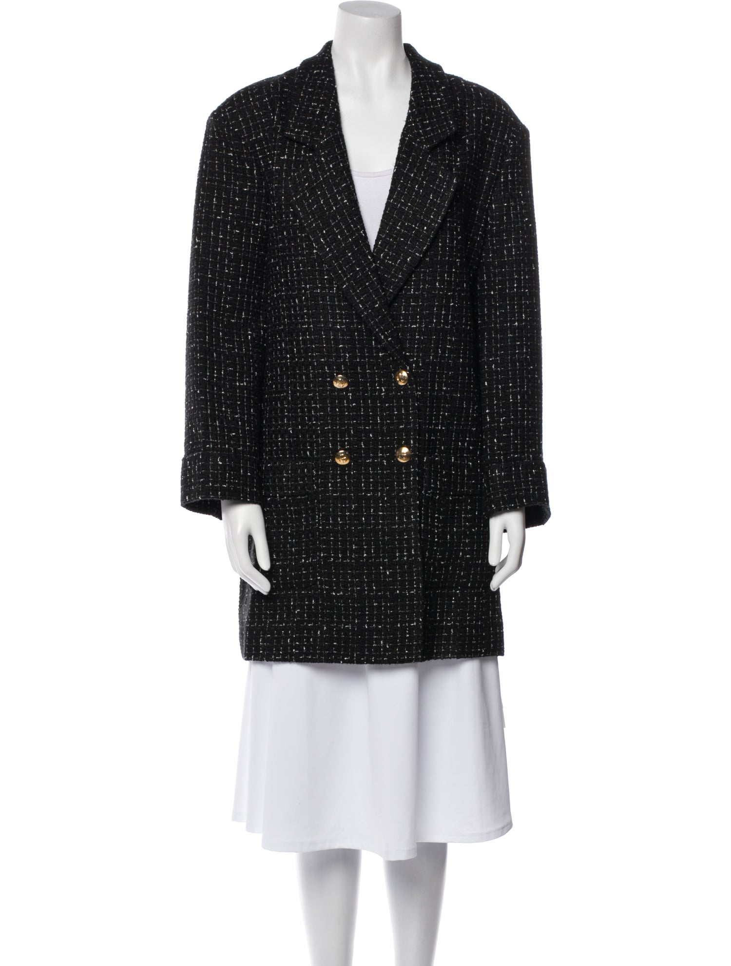 Anine Bing Tweed Pattern Peacoat w/ Tags
