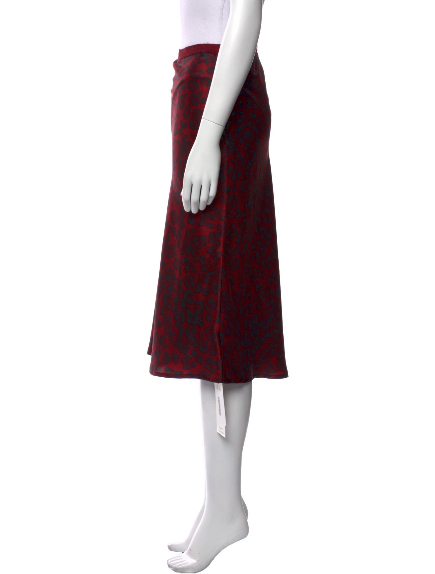 Anine Bing Silk Midi Length Skirt