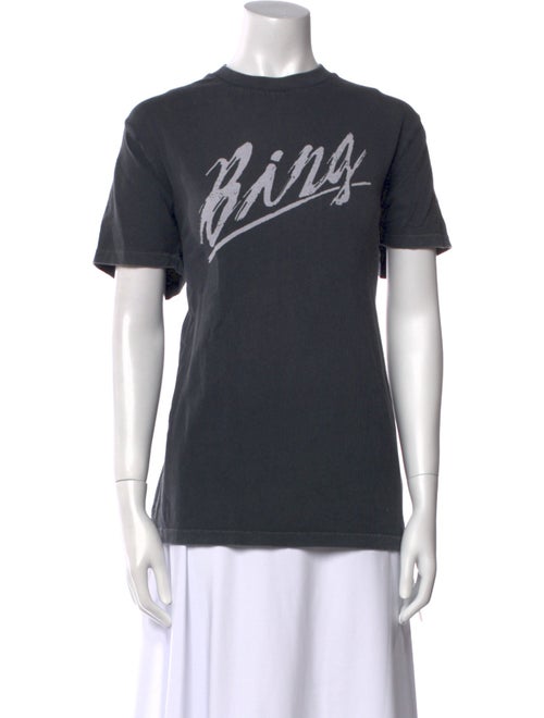 Anine Bing Graphic Print Crew Neck T-Shirt