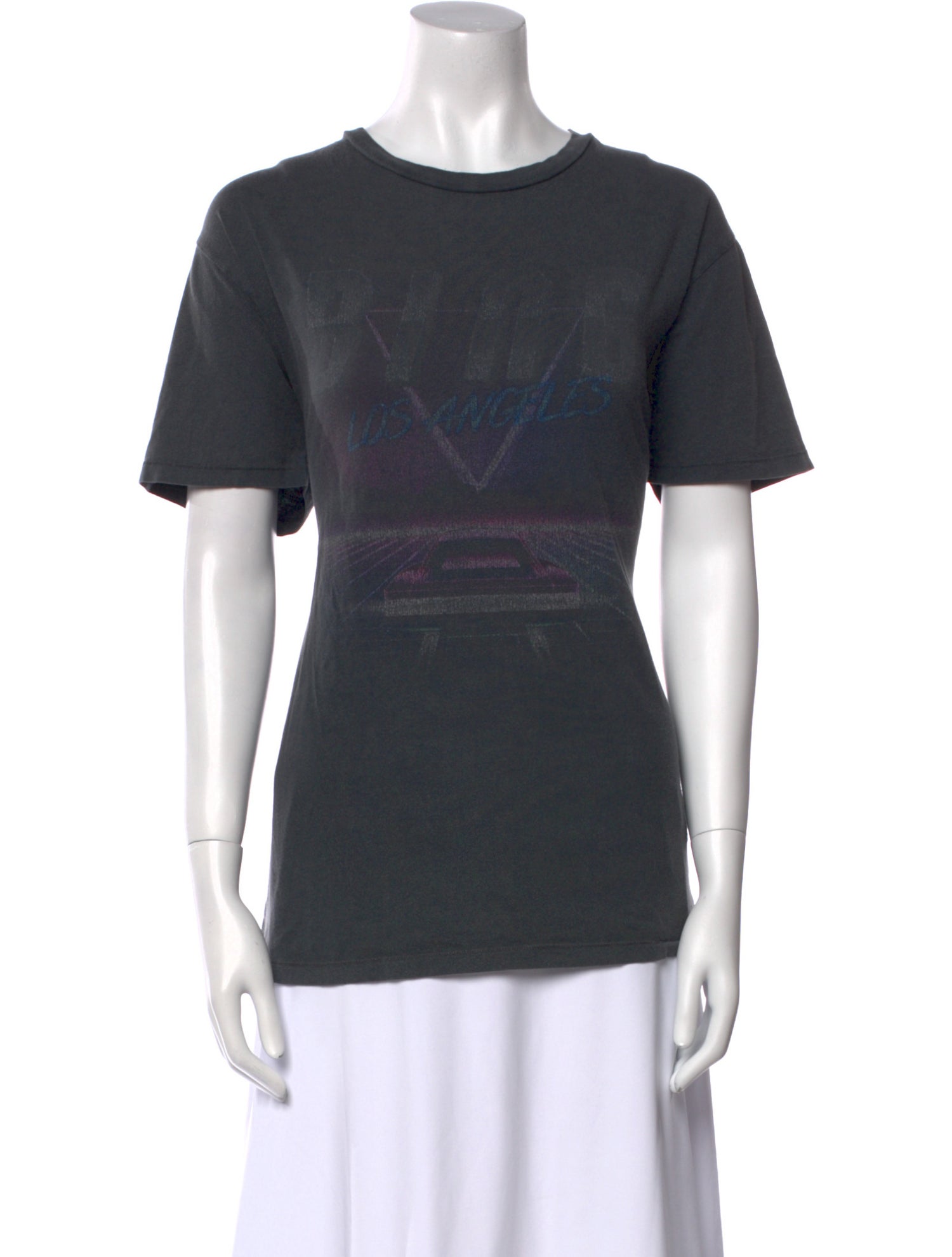 Anine Bing Graphic Print Crew Neck T-Shirt