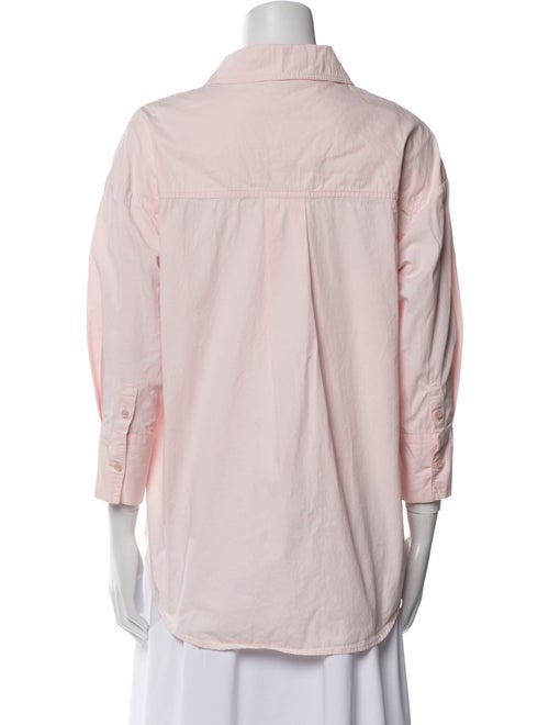 Anine Bing Three-Quarter Sleeve Button-Up Top