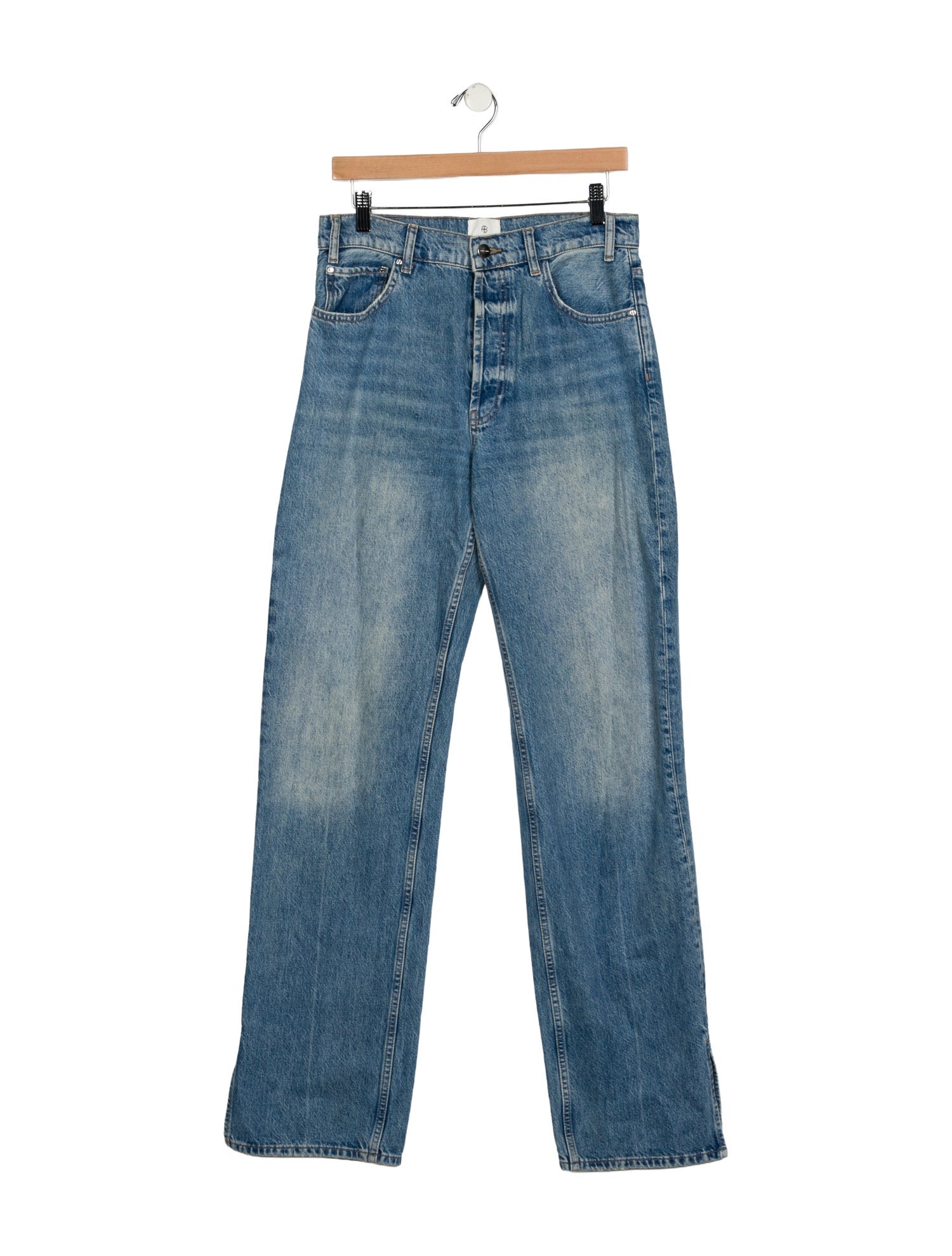 Anine Bing High-Rise Wide Leg Jeans