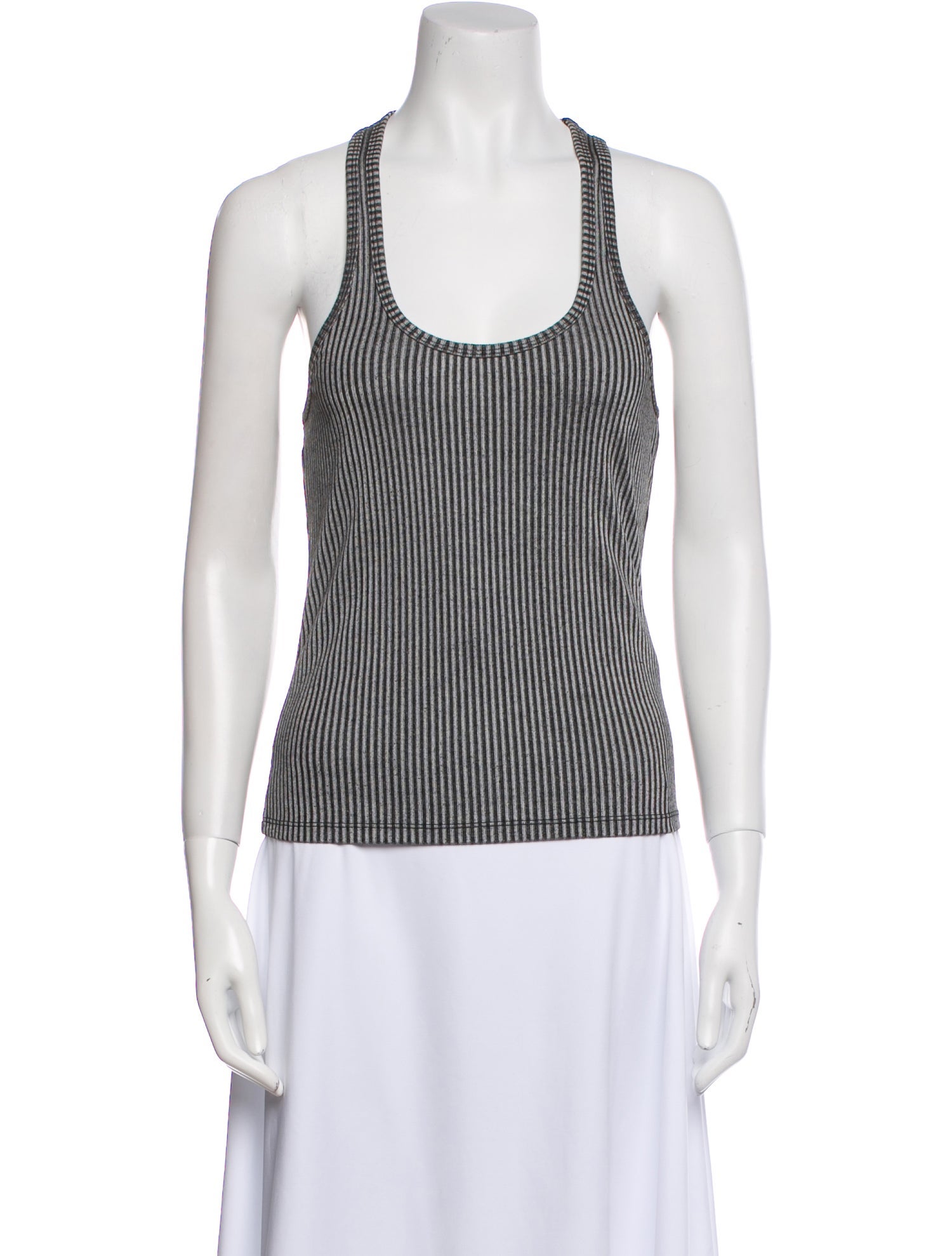 Anine Bing Printed Scoop Neck Top