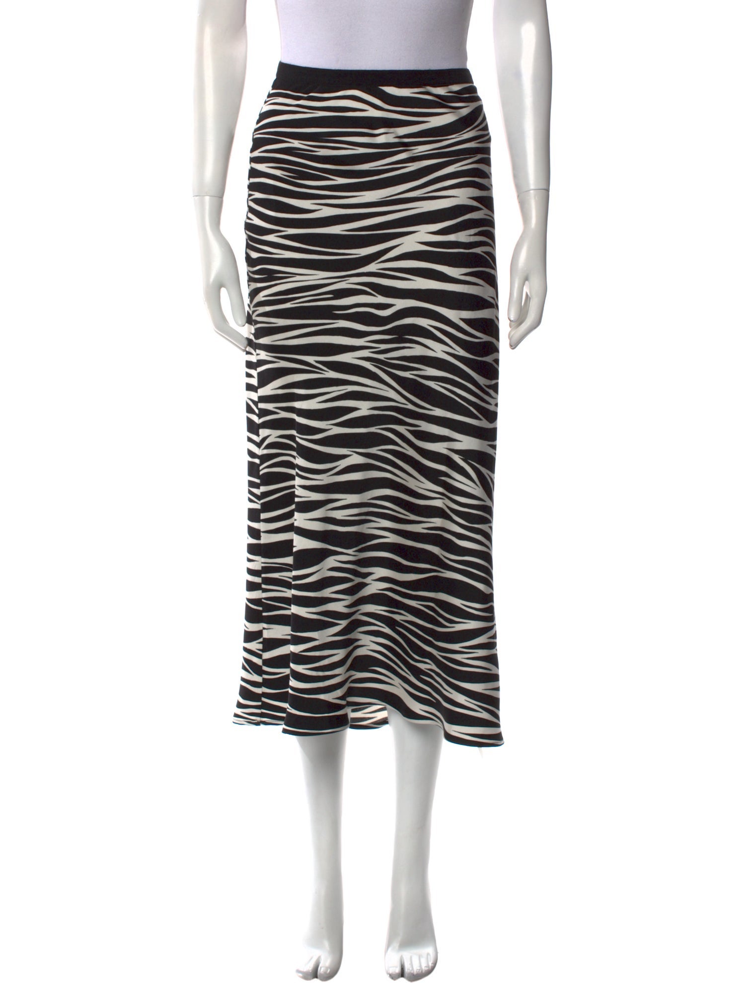 Anine Bing Silk Midi Length Skirt