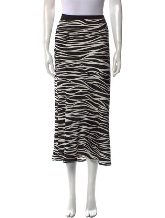 Anine Bing Silk Midi Length Skirt