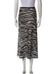 Anine Bing Silk Midi Length Skirt