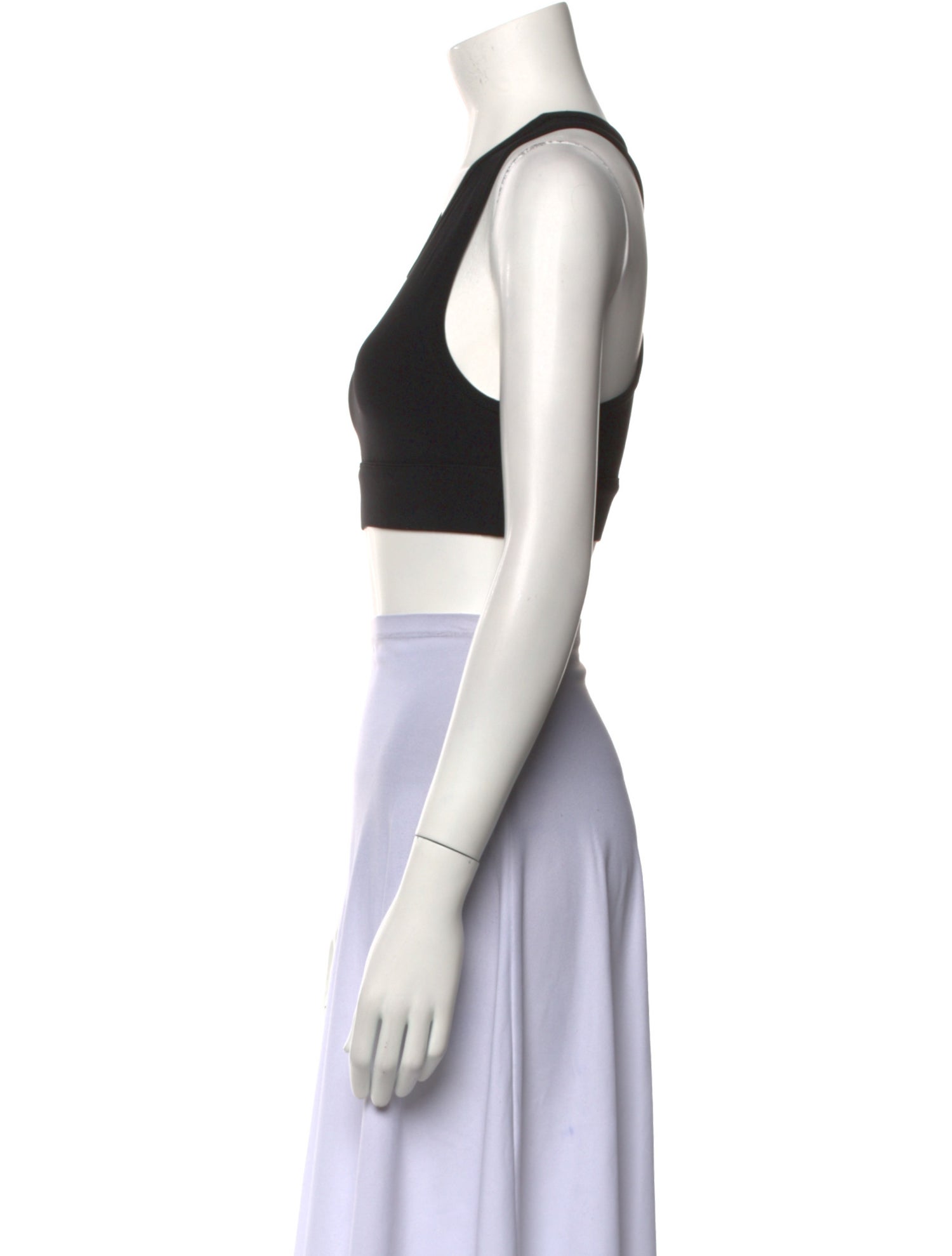 Anine Bing Scoop Neck Sleeveless Crop Top