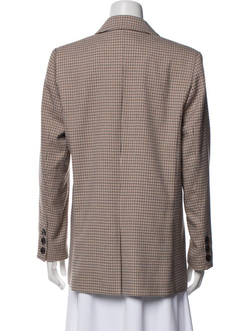 Anine Bing Plaid Print Blazer