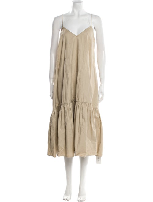 Anine Bing V-Neck Midi Length Dress