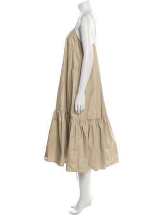 Anine Bing V-Neck Midi Length Dress