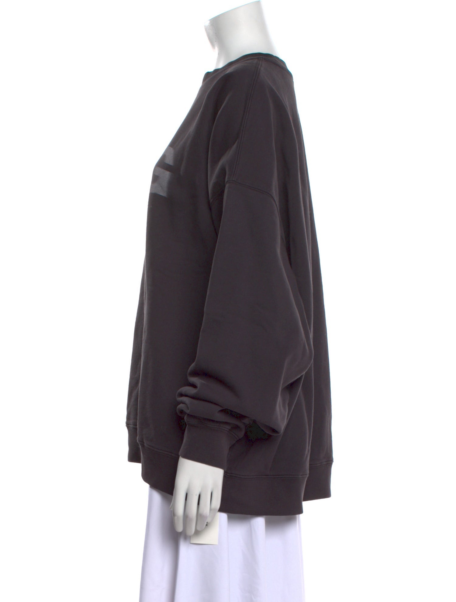 Anine Bing Graphic Print Crew Neck Sweater