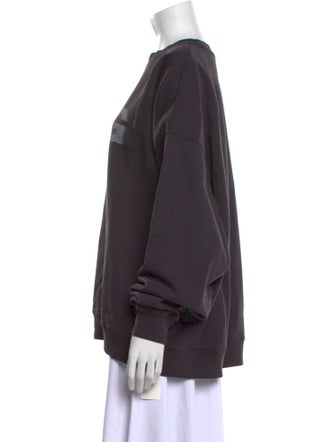 Anine Bing Graphic Print Crew Neck Sweater