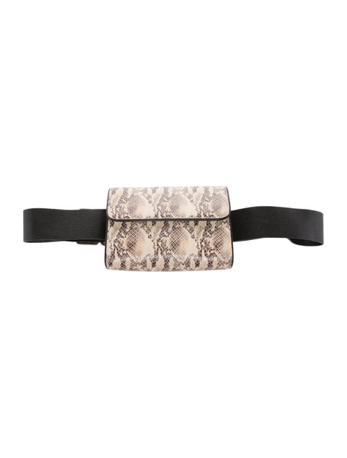 Anine Bing Embossed Leather Belt Bag
