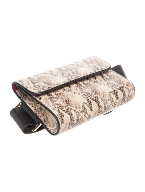 Anine Bing Embossed Leather Belt Bag