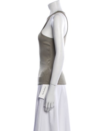 Anine Bing Scoop Neck Sleeveless Top